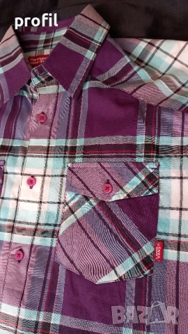 Vans M мъжка риза, снимка 2 - Ризи - 51563379