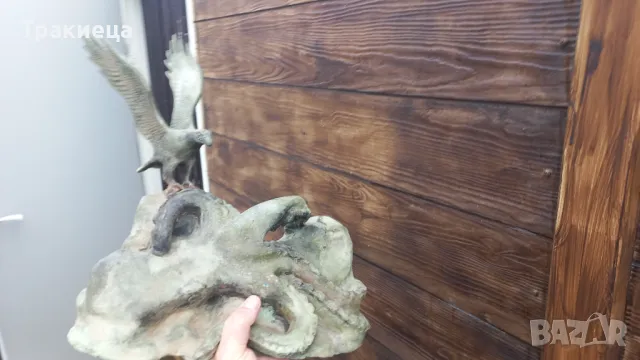 СТАРА БРОНЗОВА ФИГУРА СТАТУЕТКА , снимка 2 - Антикварни и старинни предмети - 48785429