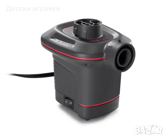 Електрическа помпа Intex, 12V, 650 л./мин, за надуваеми продукти, черна, снимка 4 - Басейни и аксесоари - 49927247