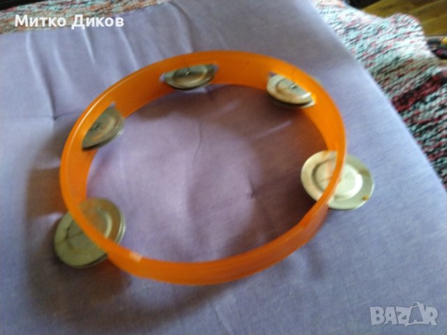 Дайре музикално фи 193мм  5 барабанчета фи 45мм, снимка 3 - Ударни инструменти - 43856037