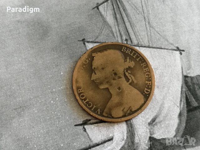 Монета - Великобритания - 1 пени | 1885г., снимка 2 - Нумизматика и бонистика - 28295805