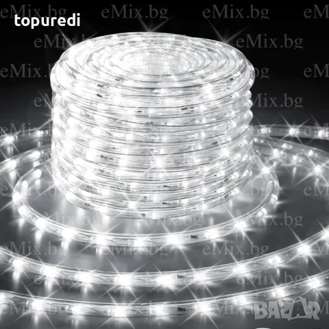 СВЕТЕЩО LED ВЪЖЕ - 10М БЯЛО, снимка 4 - Лед осветление - 50733727