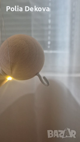 Универслана дървена стойка за въртележка за бебешко легло, снимка 3 - Кошарки - 53074785