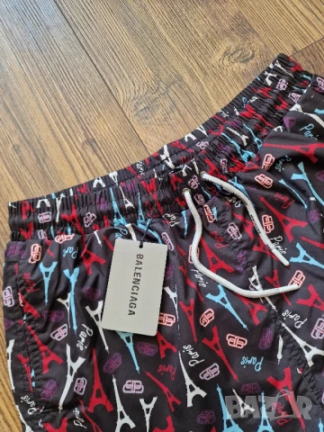 Мъжки къси плувни шорти BALENCIAGA 
Размери S-M-L-XL-2XL-3Xl, снимка 3 - Бански - 50815253