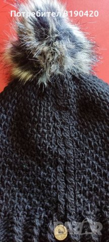 Топла мека зимна шапка