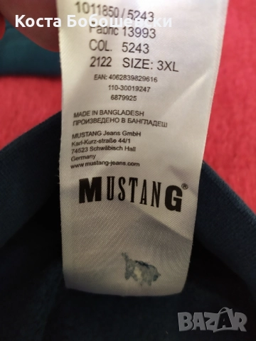 Mustang, мъжка блуза, 3XL Нова, ватирана!, снимка 9 - Спортни дрехи, екипи - 51688692