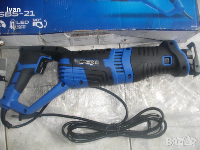 Нов Саблен/Реципрочен Трион-COUGAR-4 Ножа-600 Вата-Пълен Комплект-Куфар/Нов Немски 900Вата-LUX TOOLS, снимка 16 - Други инструменти - 40582026