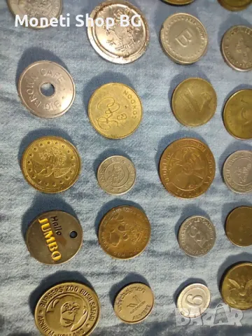 150бр. различни жетони - токени от цял свят, снимка 8 - Нумизматика и бонистика - 48788991