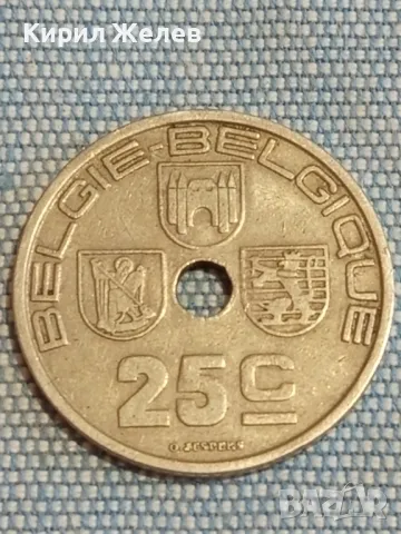 Монета 25 сантима 1938г. Кралство Белгия за КОЛЕКЦИЯ 41169