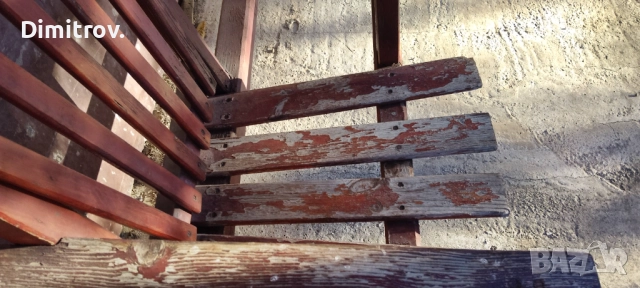 Дървена градинска маса със столове!, снимка 5 - Градински мебели, декорация  - 52238291