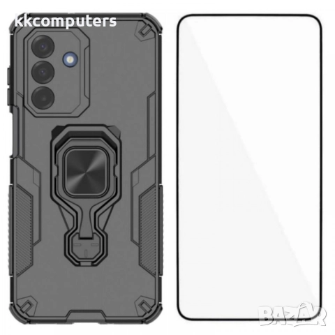 WANLONFENG Защитен калъф с Протектор за Samsung Galaxy A17 5G / A17 4G | Удароустойчив PC+TPU, Стойк, снимка 6 - Калъфи, кейсове - 52198413