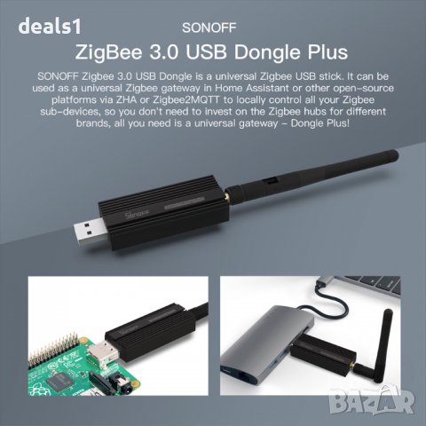 SONOFF ZB Dongle-P Zigbee 3.0 USB Dongle Plus Безжичен Zigbee Анализатор USB Интерфейс за заснемане , снимка 5 - Друга електроника - 37184110