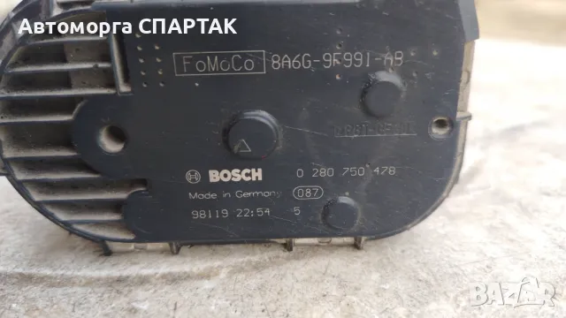 ДРОСЕЛЕВА КОРПУС FORD FIESTA 1.4 TDCI BOSCH 0 280 750 478, 0280750478, 8A6G-9F991-AB,, снимка 2 - Части - 48563617
