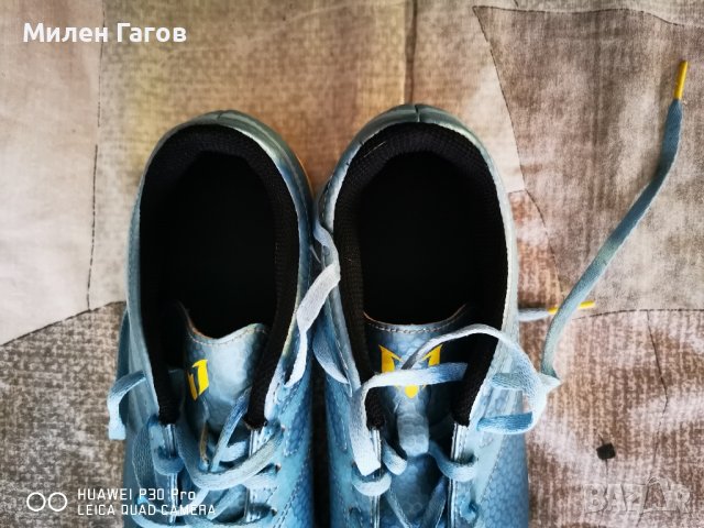 Детски футболни маратонки на Adidas, модел Leo Messi, номер 38 2/3, идеално запазени. , снимка 4 - Футбол - 43449476