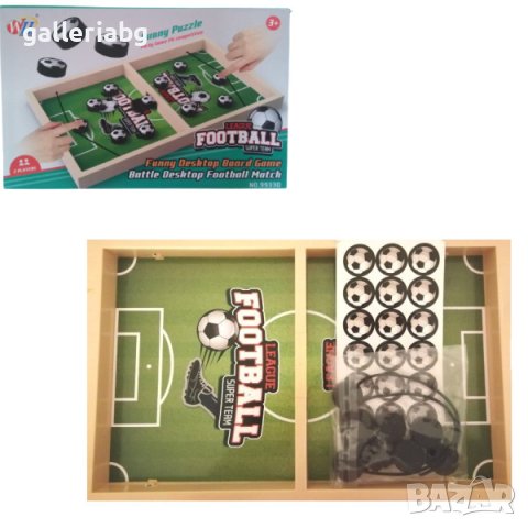 Забавна дървена футболна игра , снимка 1 - Игри и пъзели - 43709862