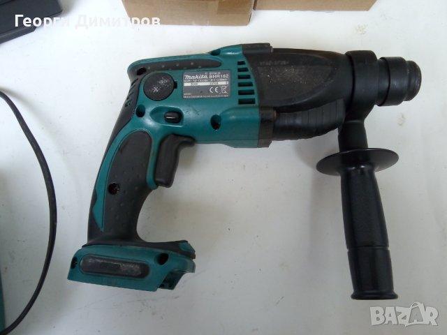 перфоратор Makita BHR162 -14.4V оригинал японски 2009г.- комплект със зарядно и две нови батерии 5Ah, снимка 4 - Други инструменти - 37613623