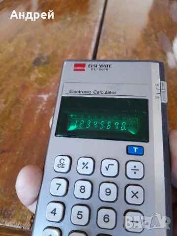 Стар калкулатор Sharp Elsi Mate EL-8018, снимка 8 - Други ценни предмети - 51253412
