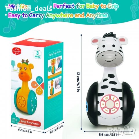 Нова Интерактивна бебешка играчка за ранно обучение светлини и песни, снимка 3 - Образователни игри - 39738355