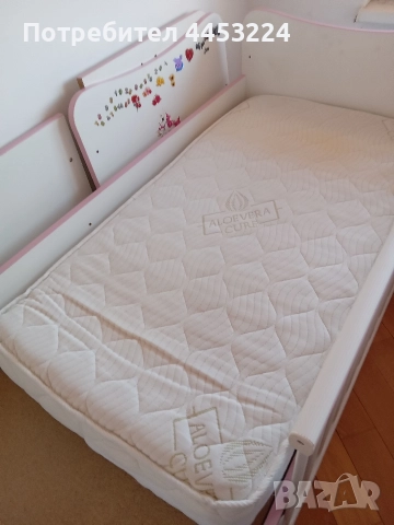 Бебешки-детски балдахин, обиколници,матрак алое вера и чаршафчета, снимка 13 - Спално бельо и завивки - 51487335