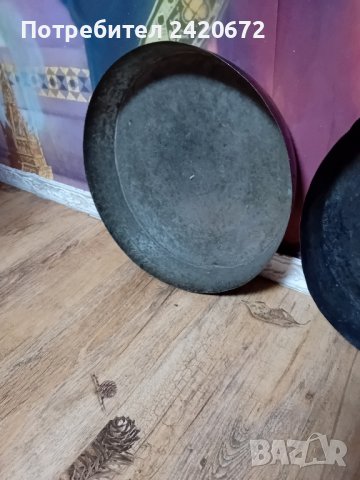 Стари  медни  тави, снимка 1