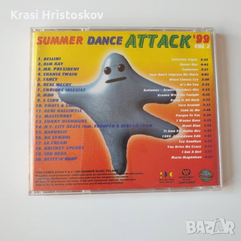 Summer Dance Attack '99 Vol 2 cd, снимка 3 - CD дискове - 43885936