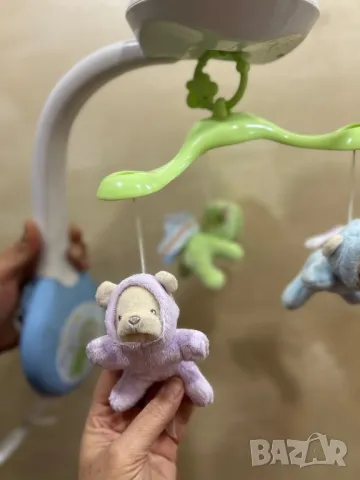 Fisher Price Музикална въртележка - проектор 3 в1 BUTTERFLY DREAMS 0м+