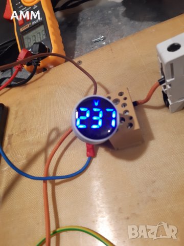 Волтметър за променливо напрежение AC 60 -500V., снимка 3 - Други инструменти - 39112235