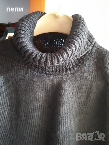 Дамски пуловер с поло яка-нов, снимка 2 - Блузи с дълъг ръкав и пуловери - 39346329
