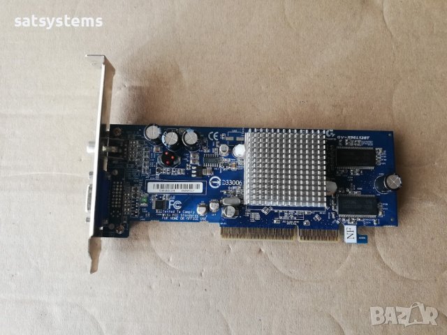 Видео карта ATi Radeon Gigabyte 9600 SE 128MB DDR 64bit AGP