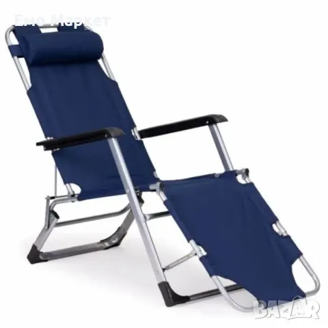 Голям Многофункционален сгъваем шезлонг-стол с възглавничка NS6012, снимка 12 - Градински мебели, декорация  - 49908964