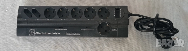 Разклонител за компютър 8-полюсна master-slave система защита от