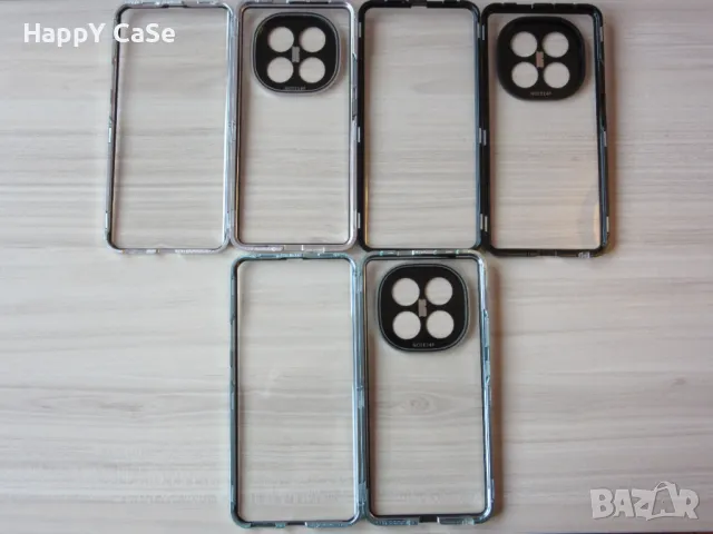 Xiaomi Redmi Note 14 / 14 Pro / 14 Pro+ / Двоен 360 магнитен кейс калъф с камера протектор, снимка 7 - Калъфи, кейсове - 48355848