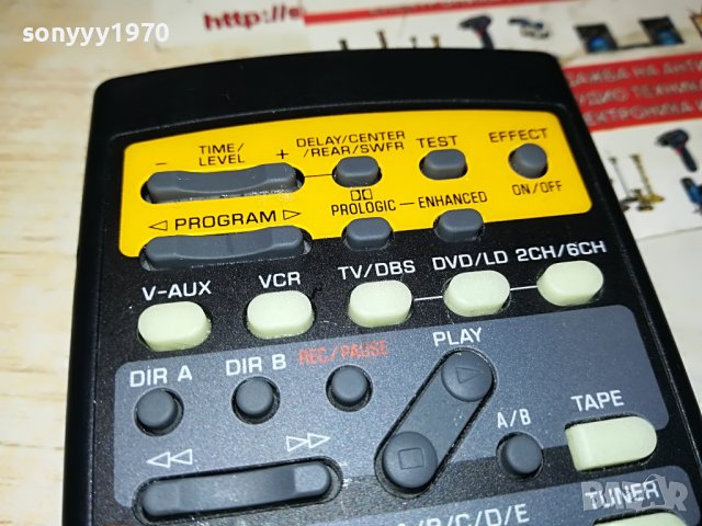 YAMAHA AUDIO REMOTE CONTROL-ВНОС SWISS 2204232117, снимка 11 - Ресийвъри, усилватели, смесителни пултове - 40452035