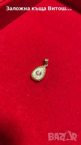 Златна висулка сълза 14к. / 1.40 гр.