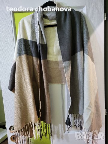Пончо и шал, снимка 6 - Шалове - 39341933