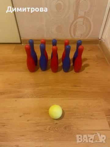 Игра “Боулинг” - кегли и топка за боулинг, снимка 2 - Игри и пъзели - 49611004
