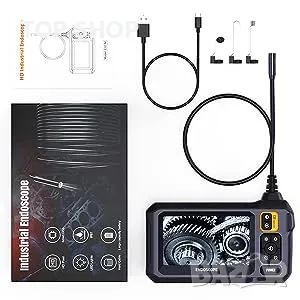 Ендоскопска камера със светлина бороскоп Ендоскоп с двойна леща 1080 HD камера за инспекция 8mm, снимка 2 - Друга електроника - 49064954