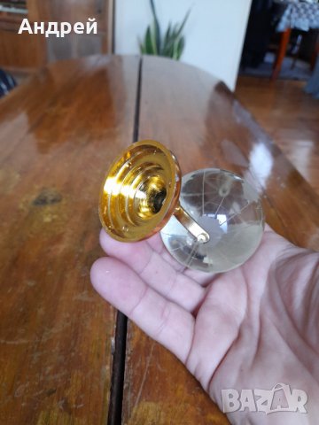 Стар стъклен глобус,сувенир, снимка 5 - Други ценни предмети - 37062386