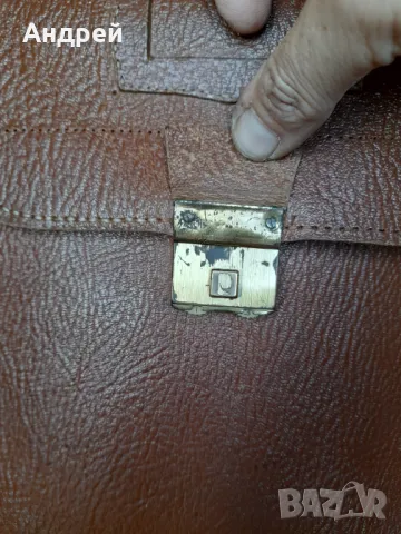 Стара командирска,офицерска чанта с шифър,код, снимка 3 - Антикварни и старинни предмети - 49546982