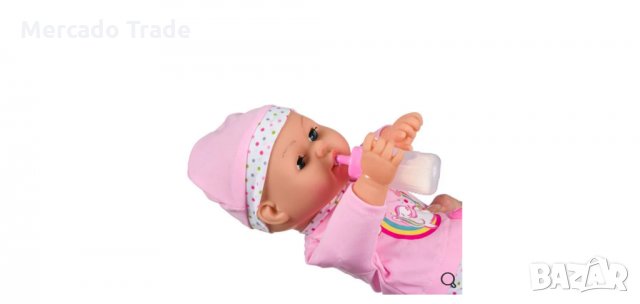 Механично бебе със залъгалка и 4 звукови ефекта, снимка 2 - Кукли - 35131734