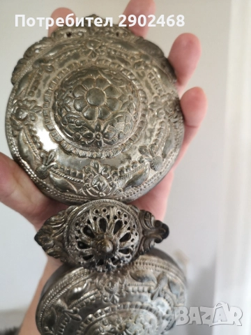 Пафти сребърни Карловски пафти. , снимка 2 - Антикварни и старинни предмети - 52332089