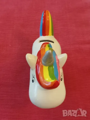 Керамична касичка Еднорог. , снимка 5 - Статуетки - 47941134