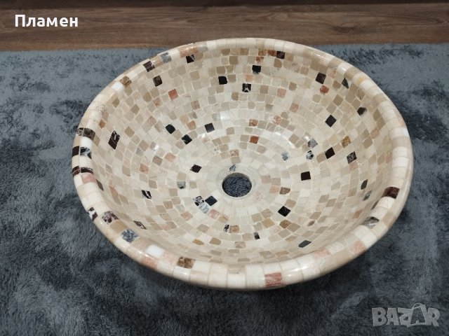 Мраморна мивка ръчна изработка , снимка 2 - Декорация за дома - 43107698