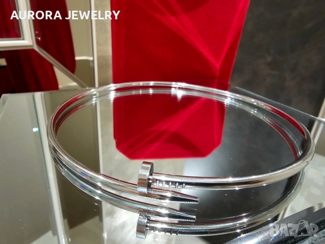 CARTIER Nail Juste un Clou Classic Silver Колие Пирон