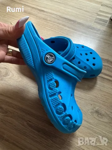 Оригинални юношески сини  чехли Crocs ! 33-34 н, снимка 1