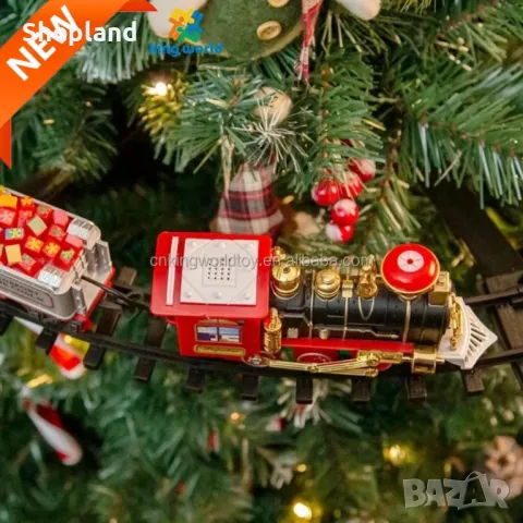 Електрическо коледно влакче за елха – перфектният аксесоар за празничната магия, снимка 2 - Други - 48580890