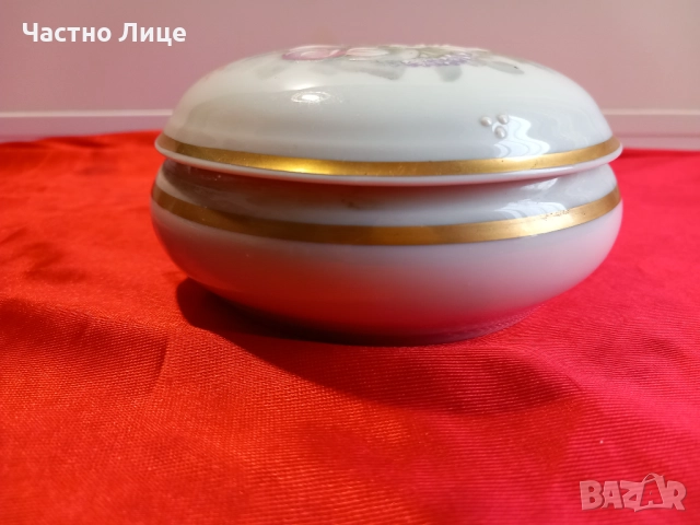 Limoges ,Лимож Порцеланова Рисувана Кутия за Бижута, снимка 2 - Антикварни и старинни предмети - 52328699