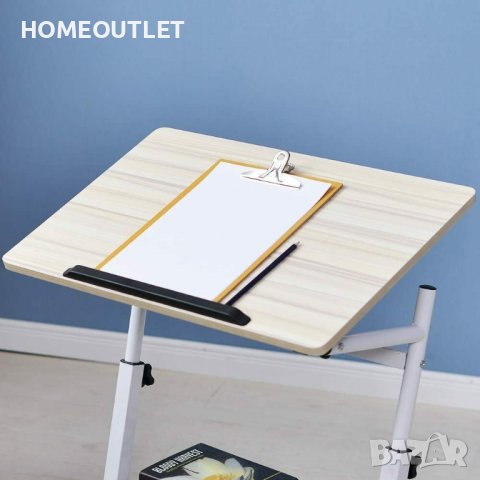 Бюро с регулируема височина / Помощна масичка на колелца 05-X-60MP, снимка 10 - Бюра - 36796973