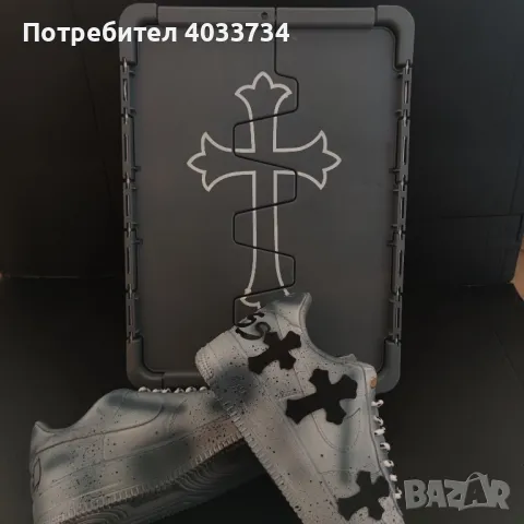Nike Air Force 1 x Chrome Hearts Custom, снимка 6 - Други - 50156780