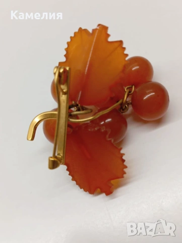 Брошка, кехлибар , снимка 7 - Други - 53520900